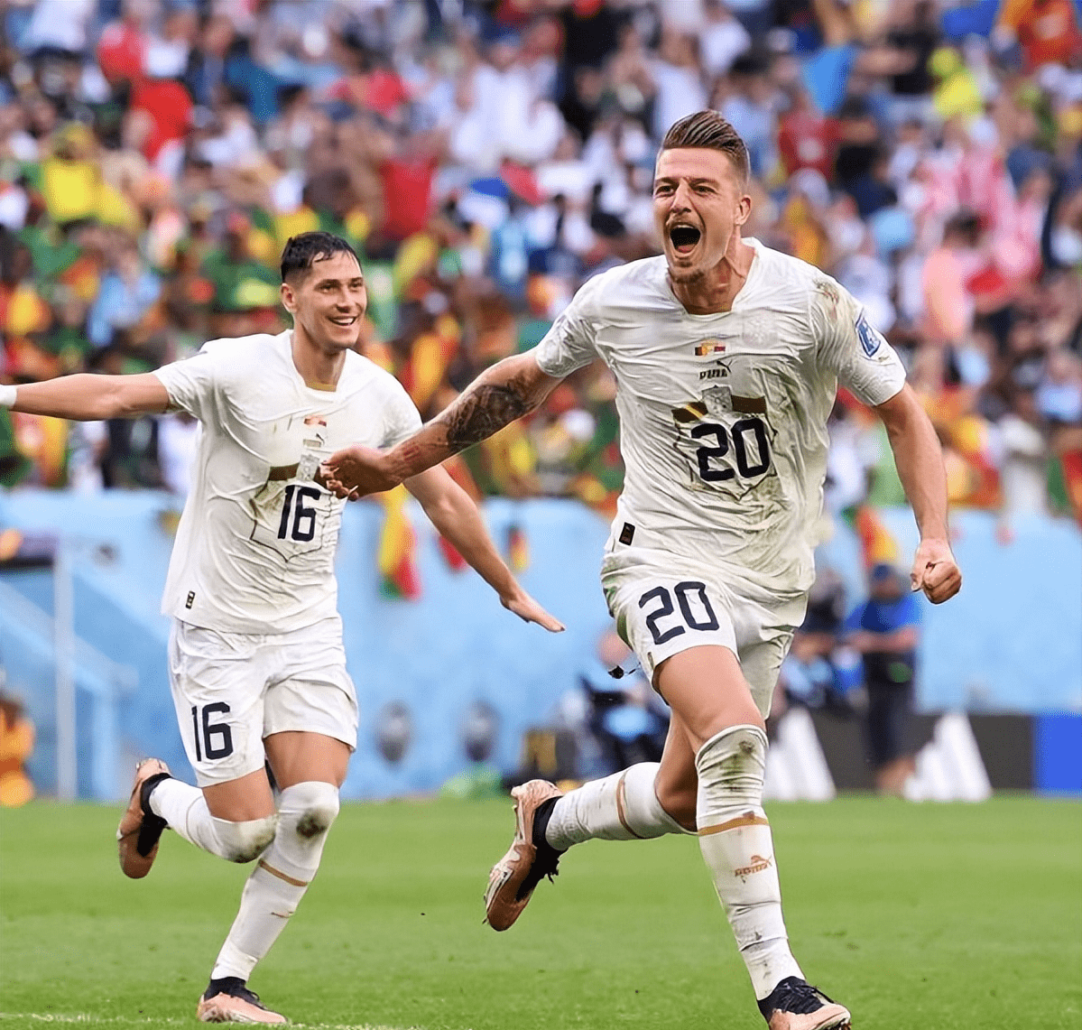 坎塞洛扎奇入球，塞尔维亚平衡局势